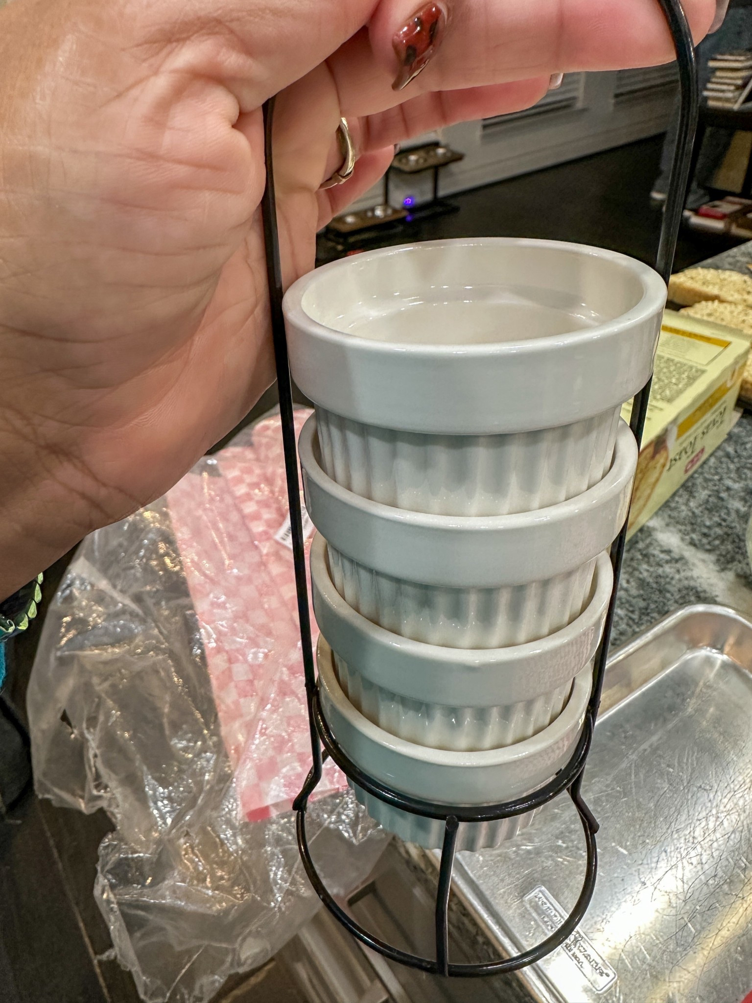 Stackable ramekins. Perfect for condiments, sides etc #ramekins #home #condimentss