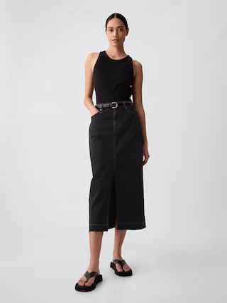 Denim Midi Skirt | Gap (US)