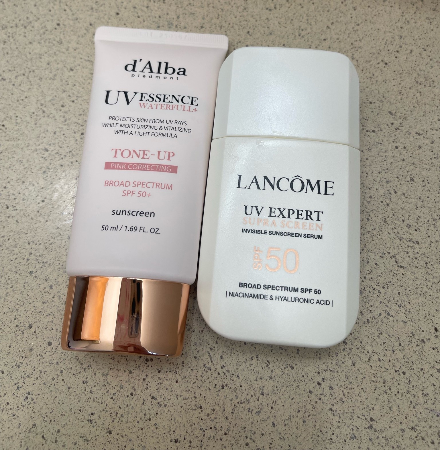 I use the tone up.

My mom who is older than 40yrs old uses the Lancôme one.

I love the Lancôme one but it irritates my eyes.

#LTKmomlife #LTKselfcare #LTKOver40