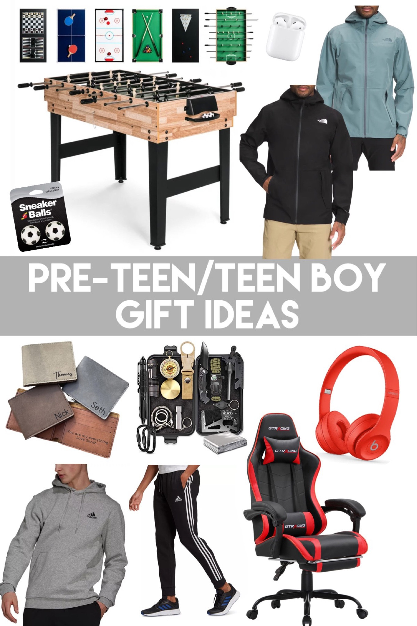 Gift ideas for pre-teen/teen boys!
.


#LTKGiftGuide #LTKSeasonal #LTKHoliday