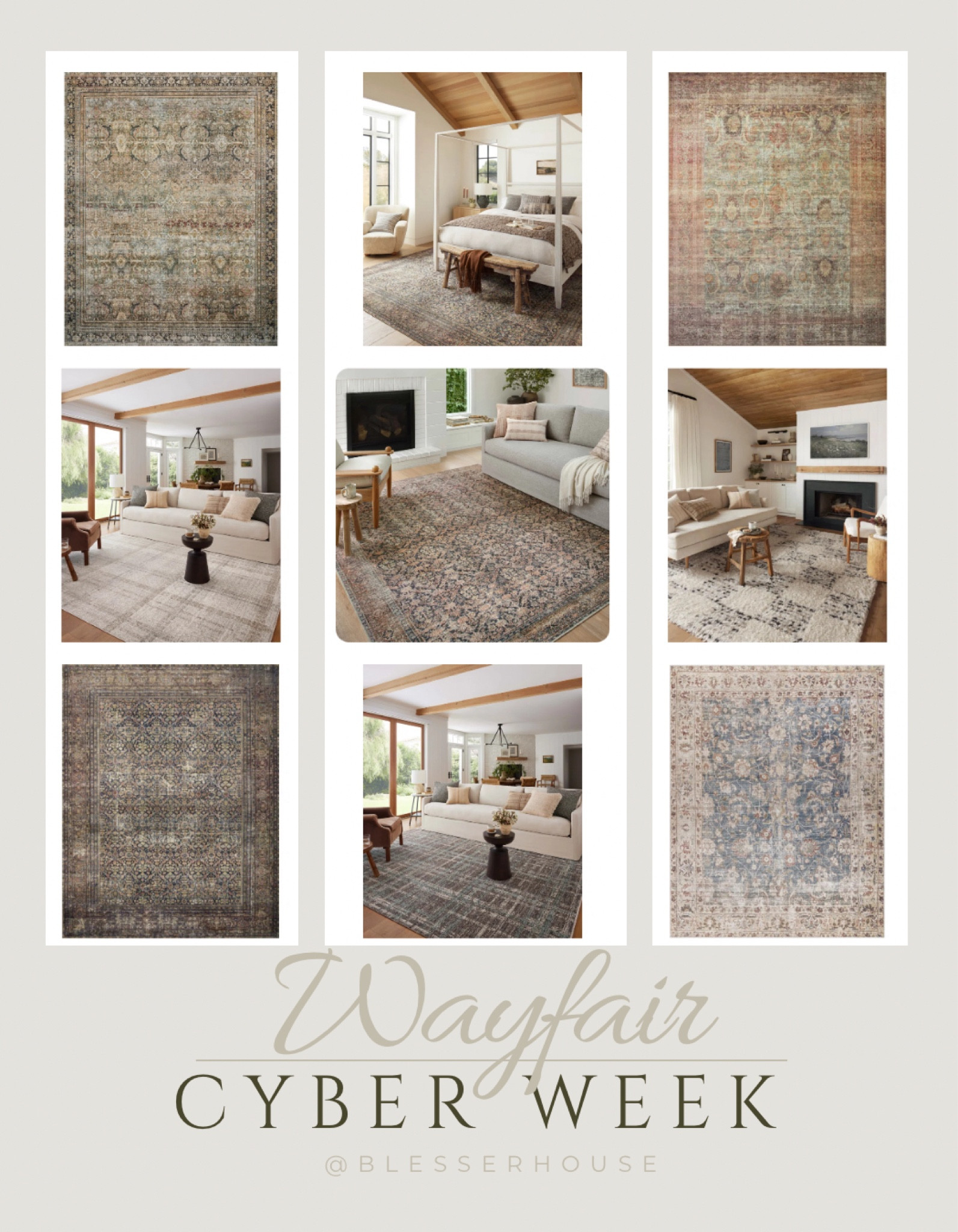 Best time to buy rugs! 

Area rug – Accent rug – Loloi – Angela Rose – Chris loves Julia – Amber Lewis – vintage rug – traditional rug – Persian – Moody rug - Wayfair 

#LTKSeasonal #LTKsalealert #LTKhome