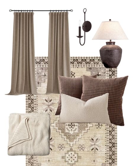 Earthy organic, moody bedroom
Warm neutrals, browns, beiges

#LTKhome