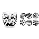 French Bull Melamine Dinnerware for Outdoor and Indoor - 6" Appetizer Plates and 4" Mini Bowls Set - | Amazon (US)