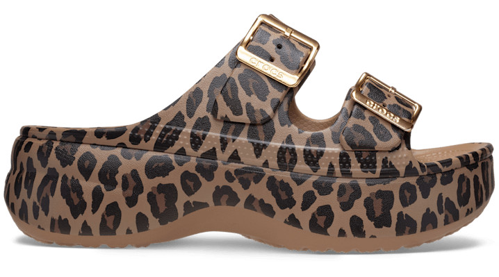 Women's Saturday Platform Leopard Sandal | Crocs (US)