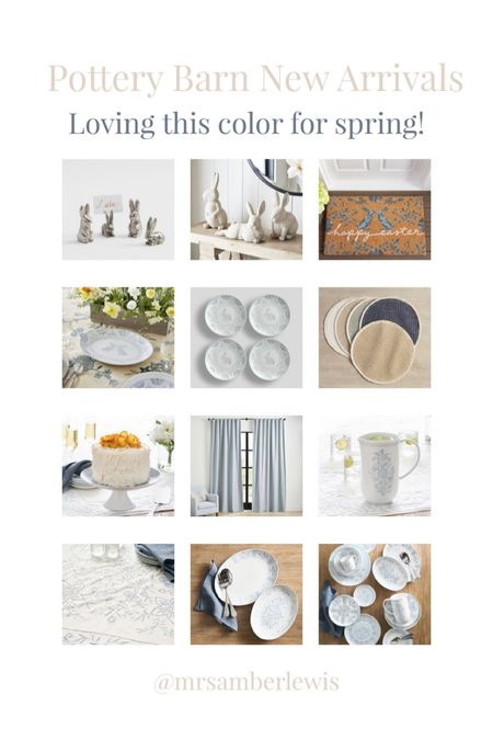 Stopped into Pottery Barn over the weekend and saw this pretty shade of blue everywhere! So gorgeous! 

#LTKfamily #LTKhome #LTKSeasonal