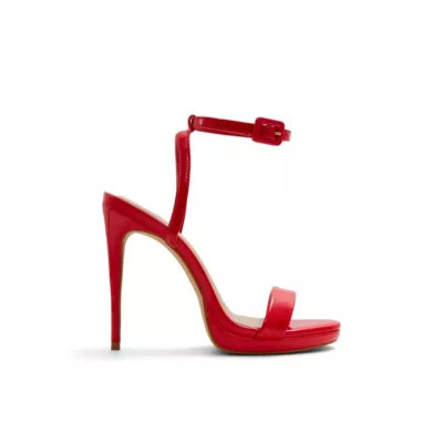 ALDO Women's Kat Heeled Sandals, Red, 8.5M | Belk