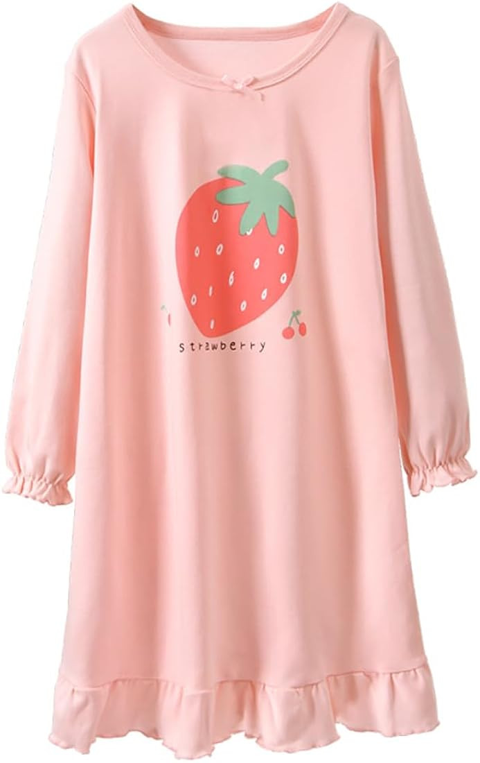 Little Hand Girls Nightie Dress Crewneck Long Sleeve Mermaid CuteDresses for Toddler Clothes 3-9 ... | Amazon (US)