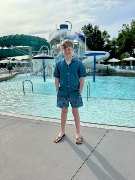 I got these swim trunks for my son and the shirt matches perfectly.  It’s such a great beach/pool day look!  #Beachwear #Swim #MensSwim #SummerStyle 

#LTKSwim #LTKSeasonal #LTKTravel