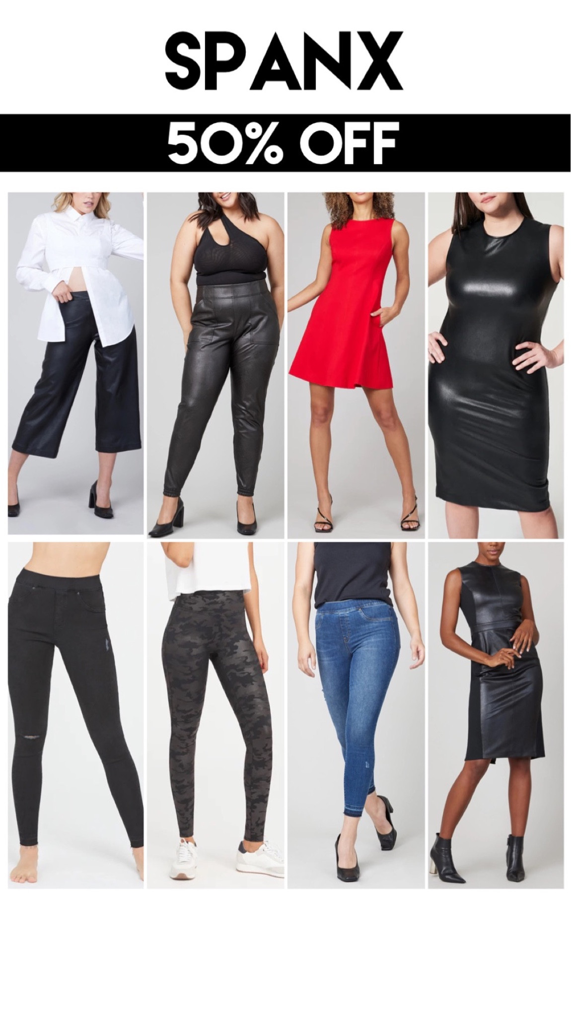 Spanx 50% off

#LTKCyberweek #LTKunder100 #LTKsalealert