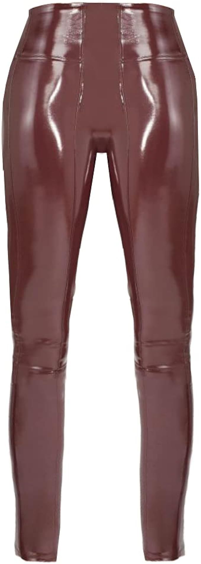 SPANX Women's Faux Patent Leather Leggings | Amazon (US)
