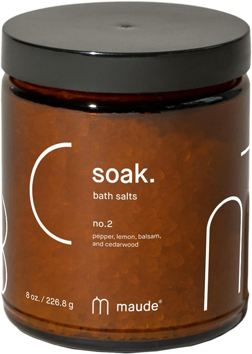Maude Soak No. 2 - Nourishing Mineral Bath Salts for Solo or Partner Bath Soaks - Rejuvenating & ... | Amazon (US)