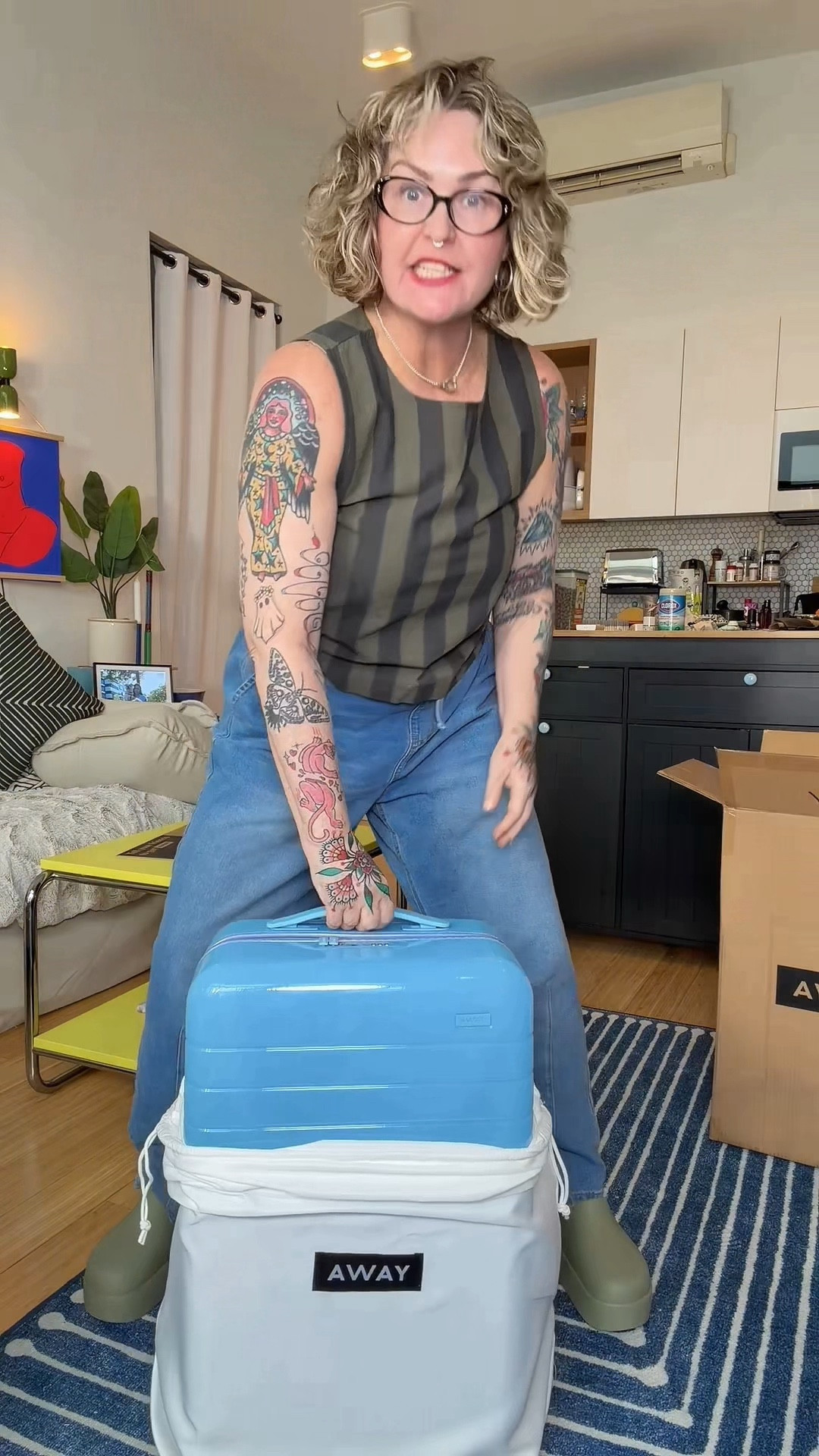 Traveling is fun, and so is your luggage / baggage! 💙✈️

#LTKFestival #LTKTravel #LTKSaleAlert