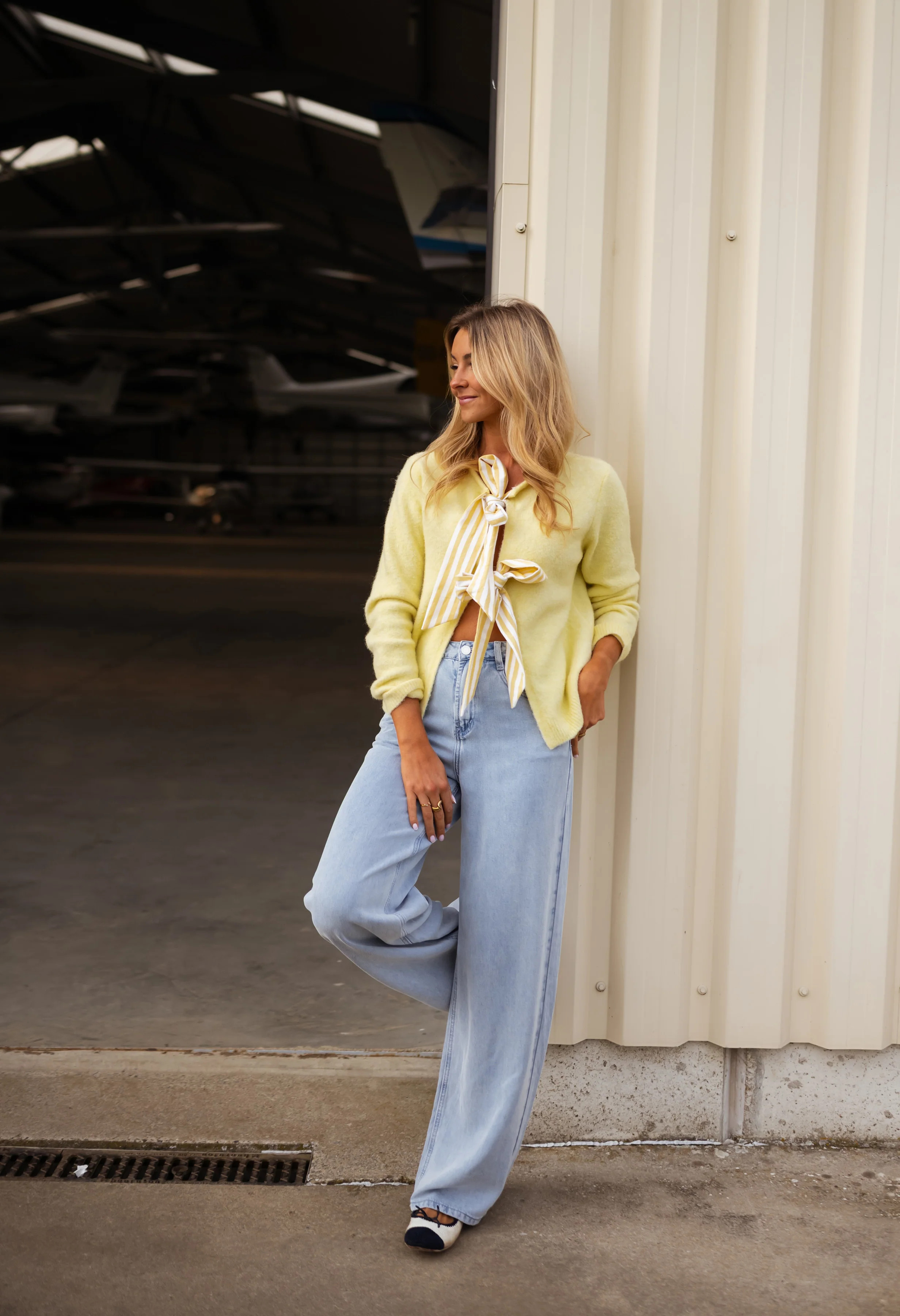 Yellow Fanely Sweater | Easy Clothes