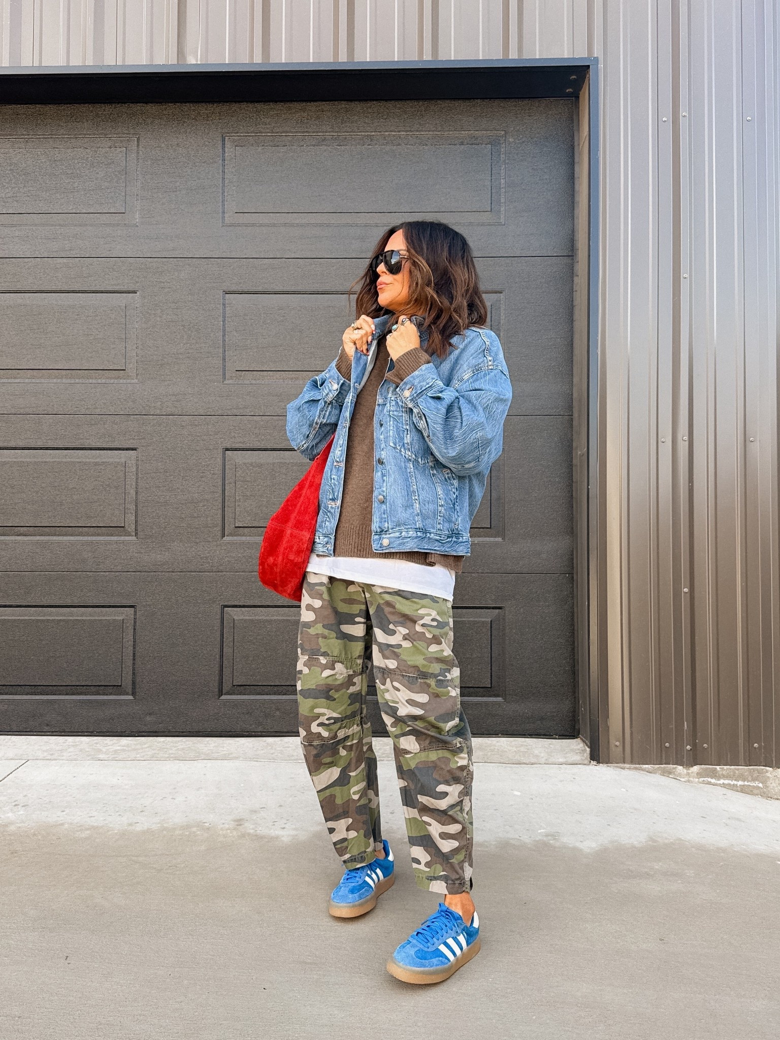 Definitely the cool mom today ✌🏼😎
Camo Pants: Large
Tee: XL
Sweater: XL
Denim Jacket: XL


#LTKootd #LTKgrwm #LTKFindsUnder50