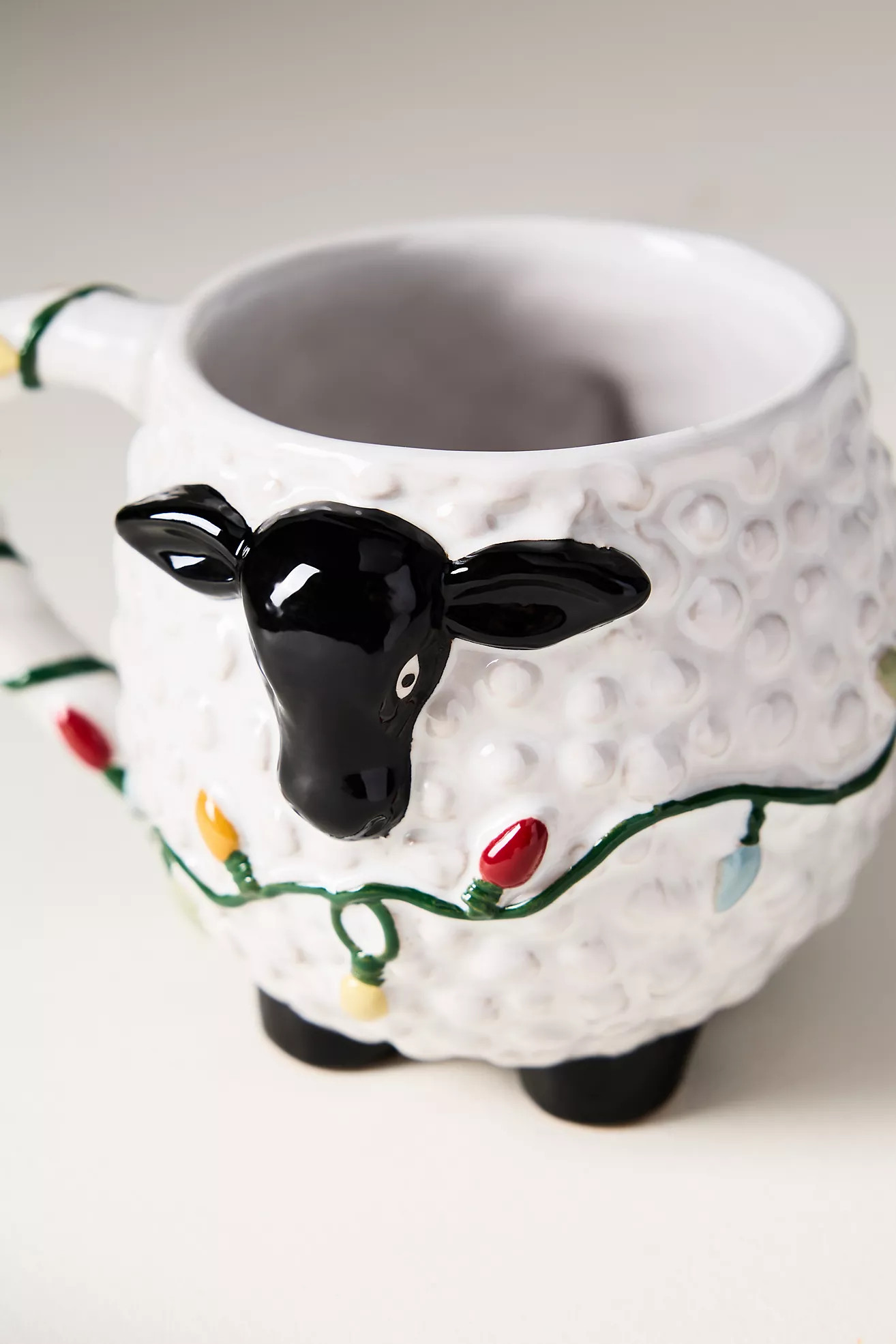 Festive Animal Stoneware Mug | Anthropologie (US)