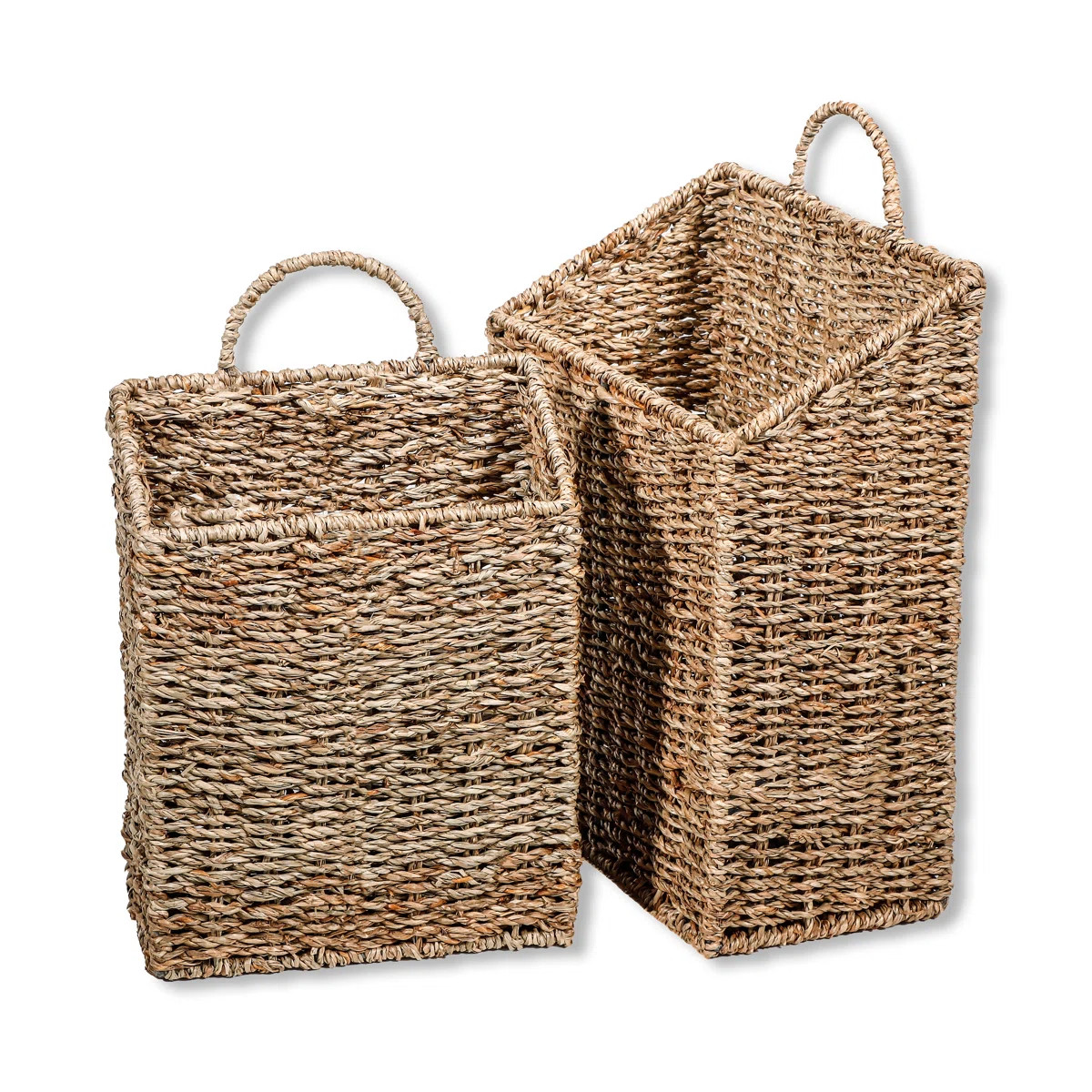 Johann Solid Wood Wall Organizer with Wall Baskets | Wayfair North America
