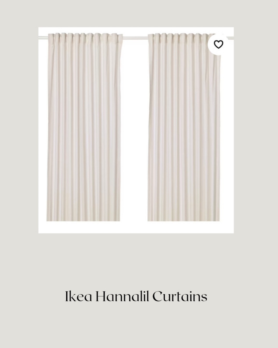 IKEA Hannalil Curtains

#LTKhome #LTKunder50