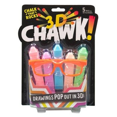Chuckle & Roar 3D Chawk! Chalk Set - 6ct | Target