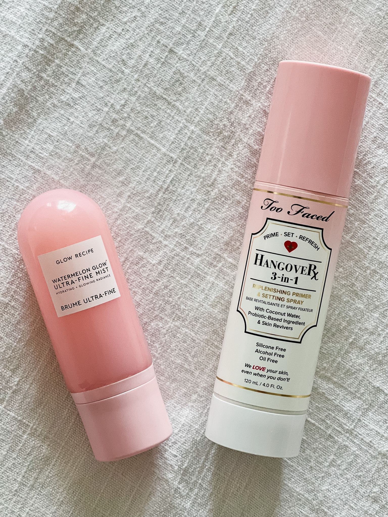 My 2 favorite products for setting my makeup. Using these 2 together always gives my makeup the ultimate glowy, dewy look ✨First I set my makeup with the Too Faced Hangover Spray then lightly mist with the Glow Recipe Watermelon Glow Mist 🍉 #sephora #glowymakeup #dewyskin #settingspray

#LTKbeauty #LTKunder50 #LTKFind