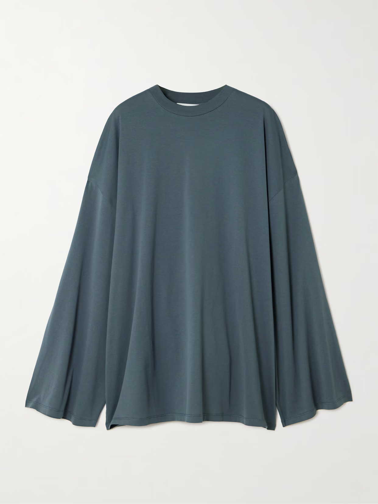 The Frankie Shop - Rio Oversized Organic Cotton-jersey T-shirt - Gray | NET-A-PORTER (US)