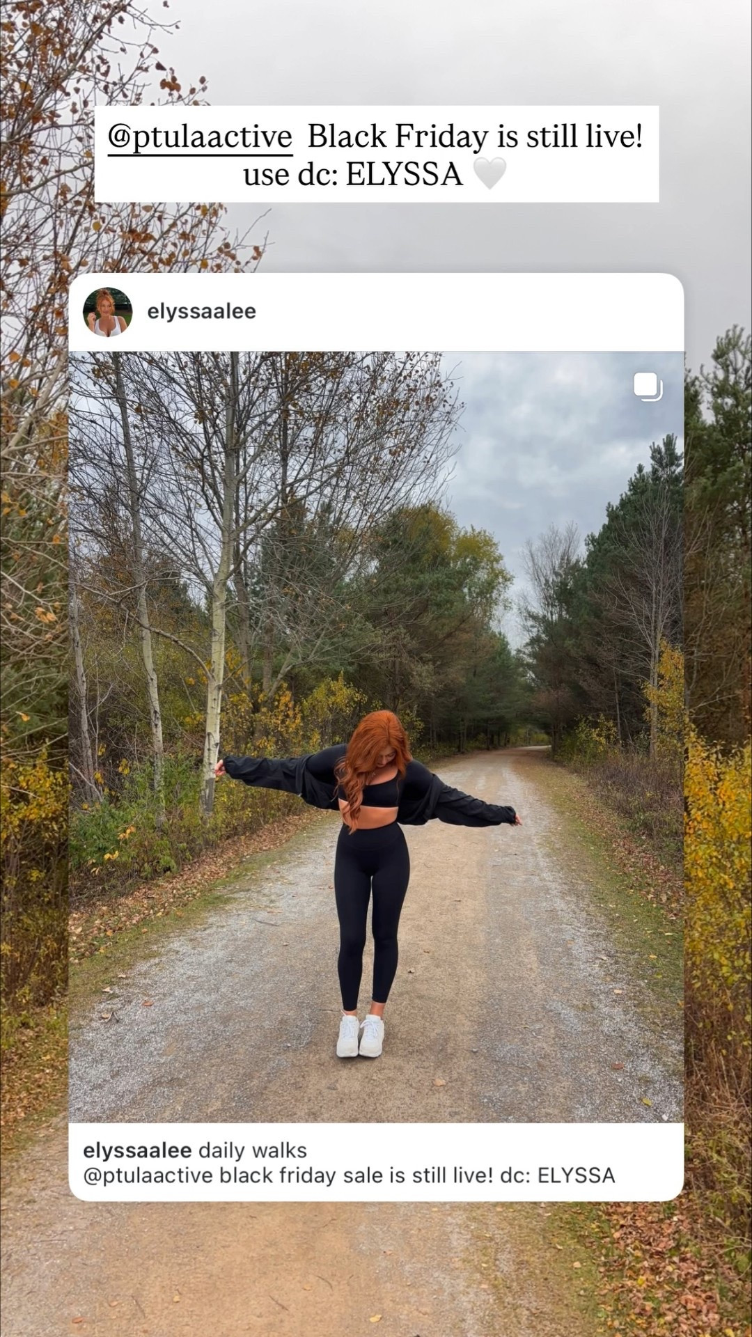 @ptulaactive  Black Friday is still live! use dc: ELYSSA 🤍