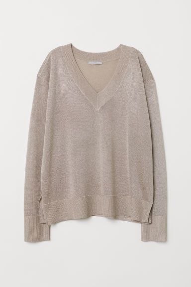 H & M - Knit Sweater - Beige | H&M (US + CA)