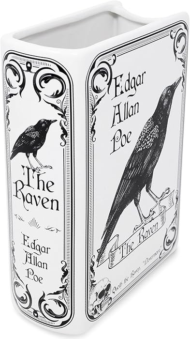 Steel Mill & Co Original Large Book-Shaped Decorative Vase, Ceramic Vases for Halloween Home Deco... | Amazon (US)