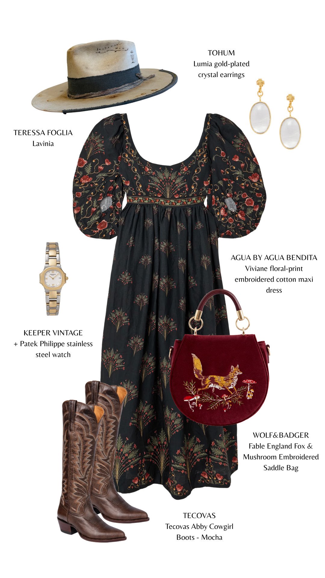 Romantic western charm — embroidered florals, a flowing maxi, and timeless cowboy boots. 🌹🤠✨

#WesternRomance #CowgirlStyle #WesternChic #FloralDress #WesternFashion #CowboyBoots #RodeoStyle #ModernWestern #OutfitInspo #WesternVibes
 

 #LTKootd