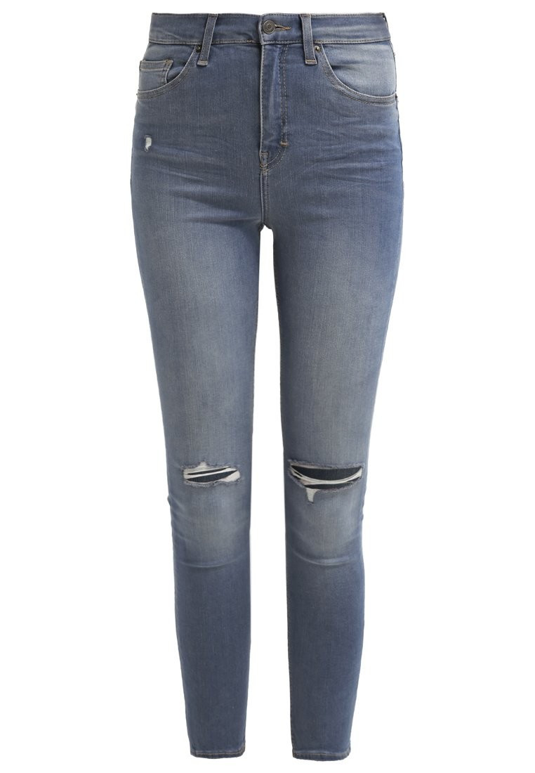 Topshop JAMIE Jeans Slim Fit blue/grey | Zalando DE