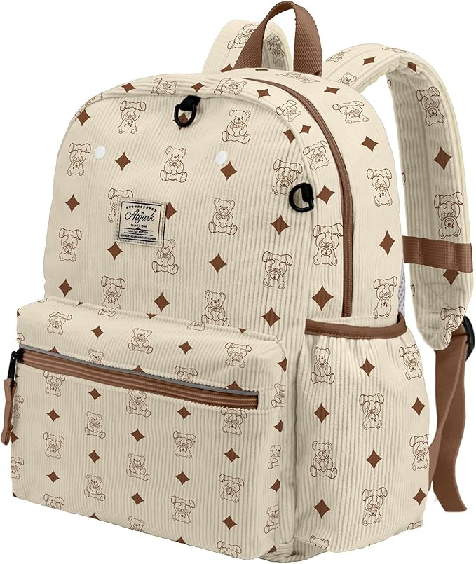 Corduroy Toddler Backpack for Boys & Girls 2-5: Cute Kids Preschool Backpack - 13.5" H Fit Folder | Amazon (US)