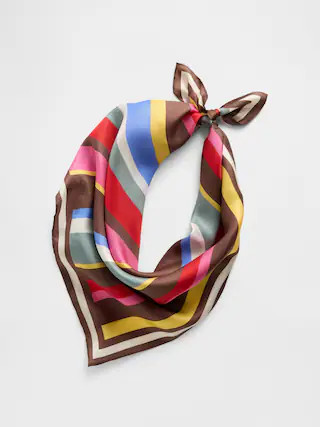 100% Silk Oversized Bandana | Gap (CA)