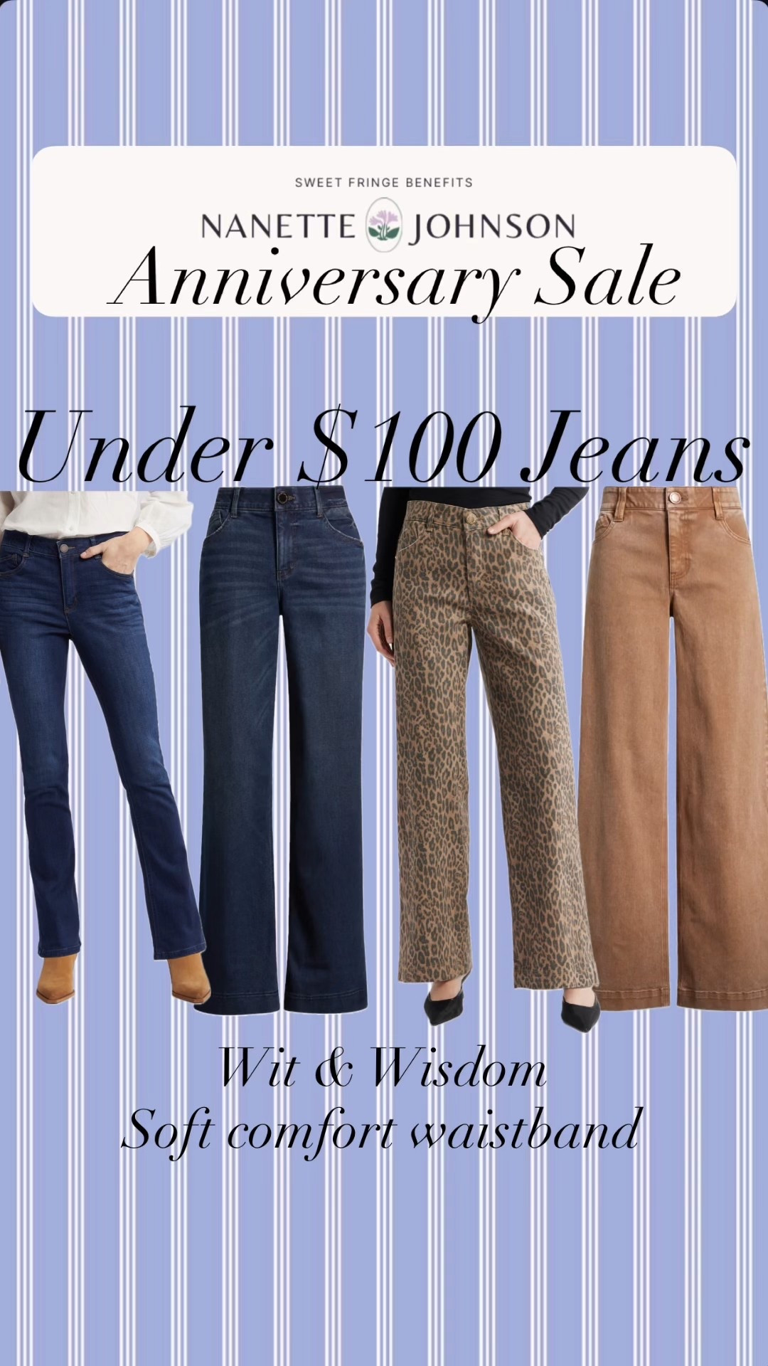 Wit & Wisdom jeans. The best time to buy these is on this sale. Don’t size up. They generally have a good amount of stretch. Some come in petites! 

Nordstrom anniversary sale 

#LTKOver40 #LTKPetite #LTKSaleAlert