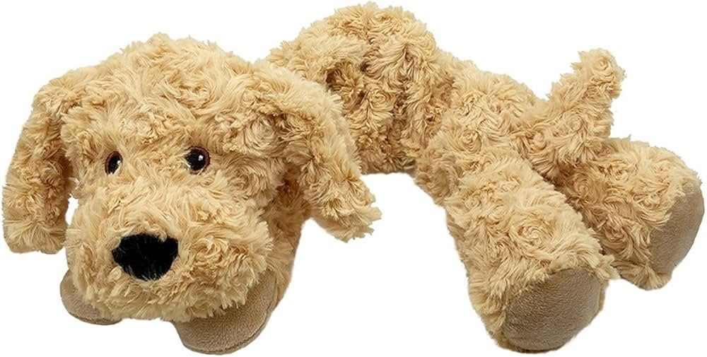 Warmies Golden Dog Microwavable Neck Wrap Lavender Scented, Chill in a Freezer for Cooling Relief | Amazon (US)