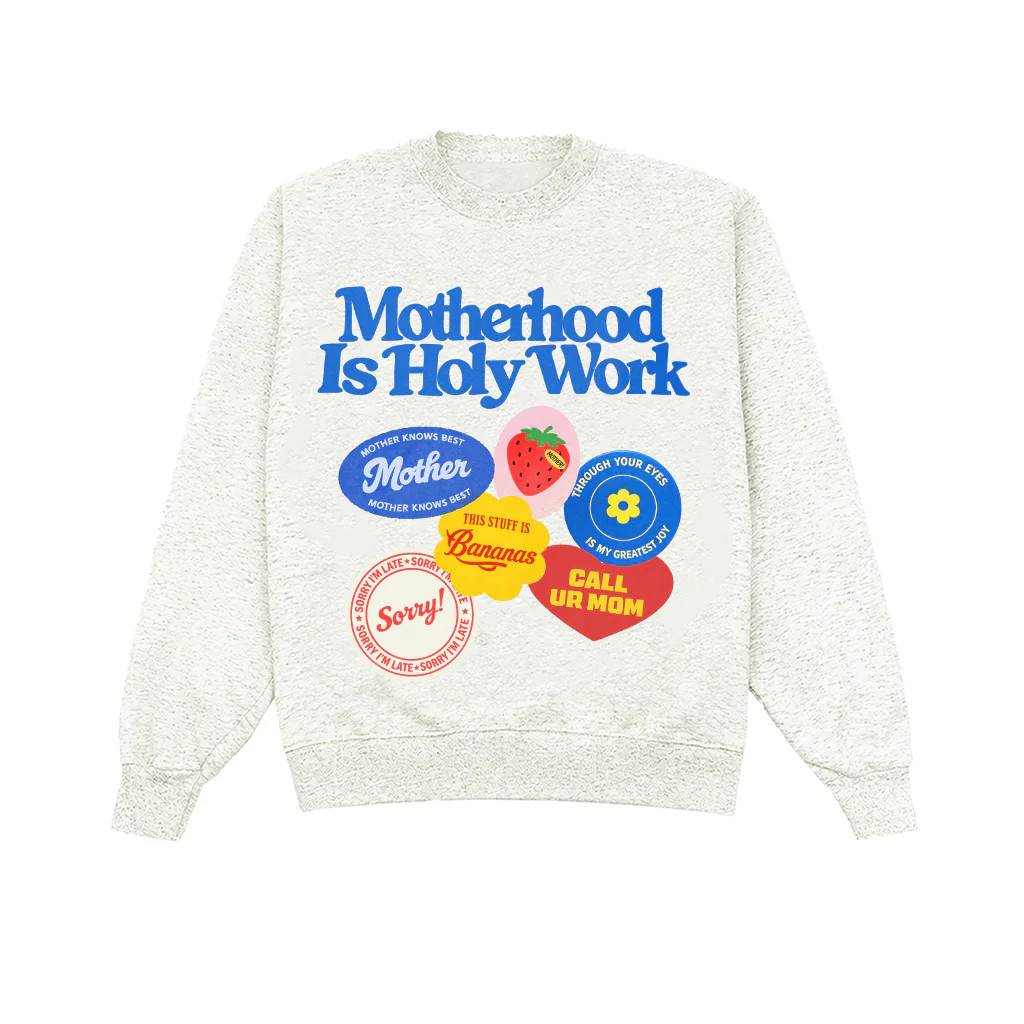 Motherhood Is Holy Work Crewneck | Shop Kristin Jones