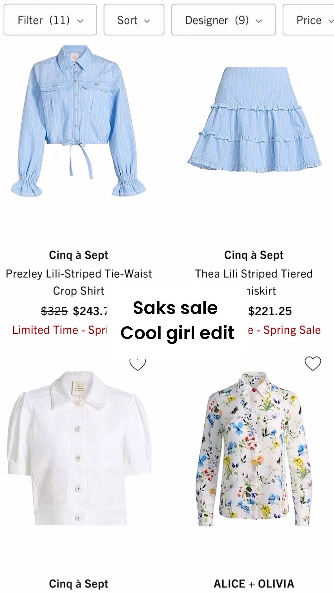 SAKS SALE ENDS TOMORROW! Dont miss outt

#LTKgrwm #LTKSaleAlert #LTKootd