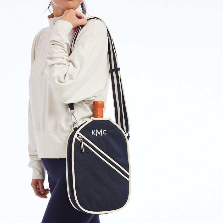 Sporty Stripe Pickleball Crossbody Bag | Mark and Graham