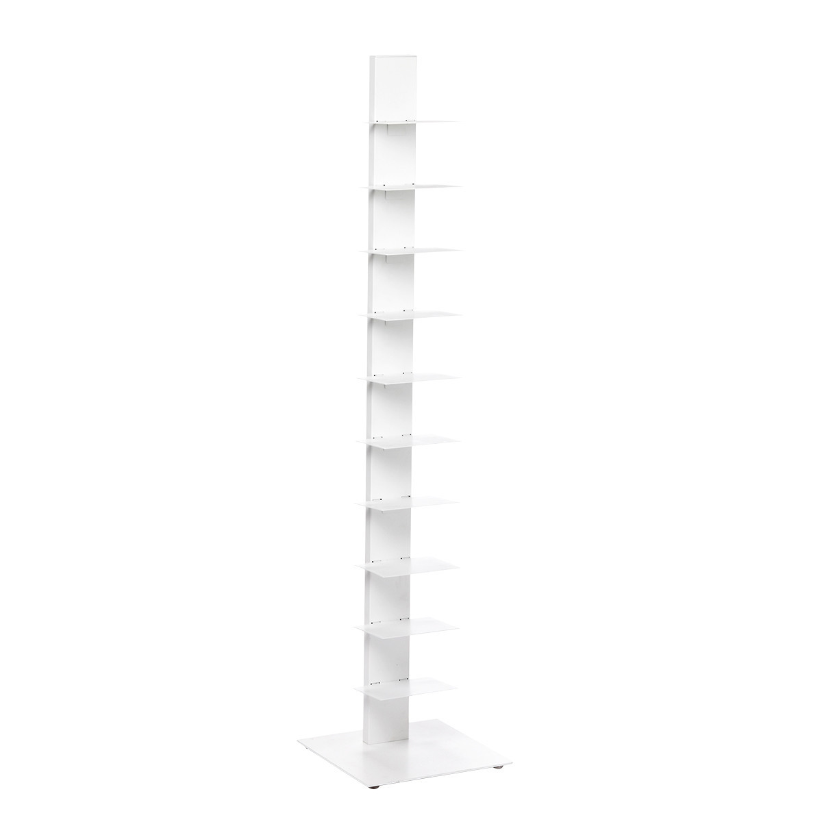 Floating Bookshelf White | The Container Store