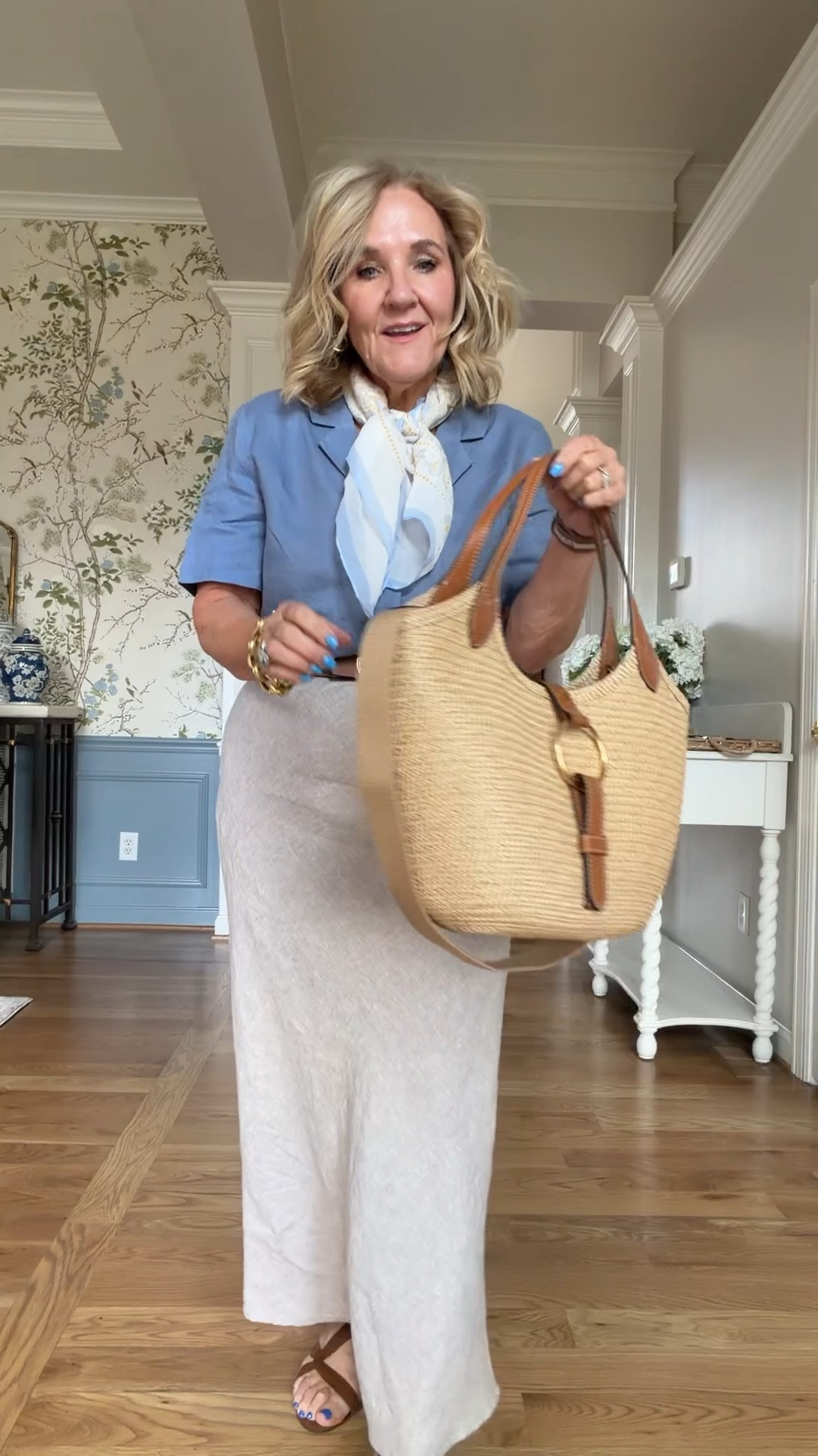 My tote is on sale! And stack my code NANETTE for an extra 10% off 

Quince linen slip skirt restocked. 
This is a medium but I’d recommend sizing down. 
Blue linen top restocked! Medium 
My scarf I think is sold out. 

For work, European travel, city wandering or everyday.

#LTKOver40 #LTKootd #LTKWorkwear

#LTKPetite