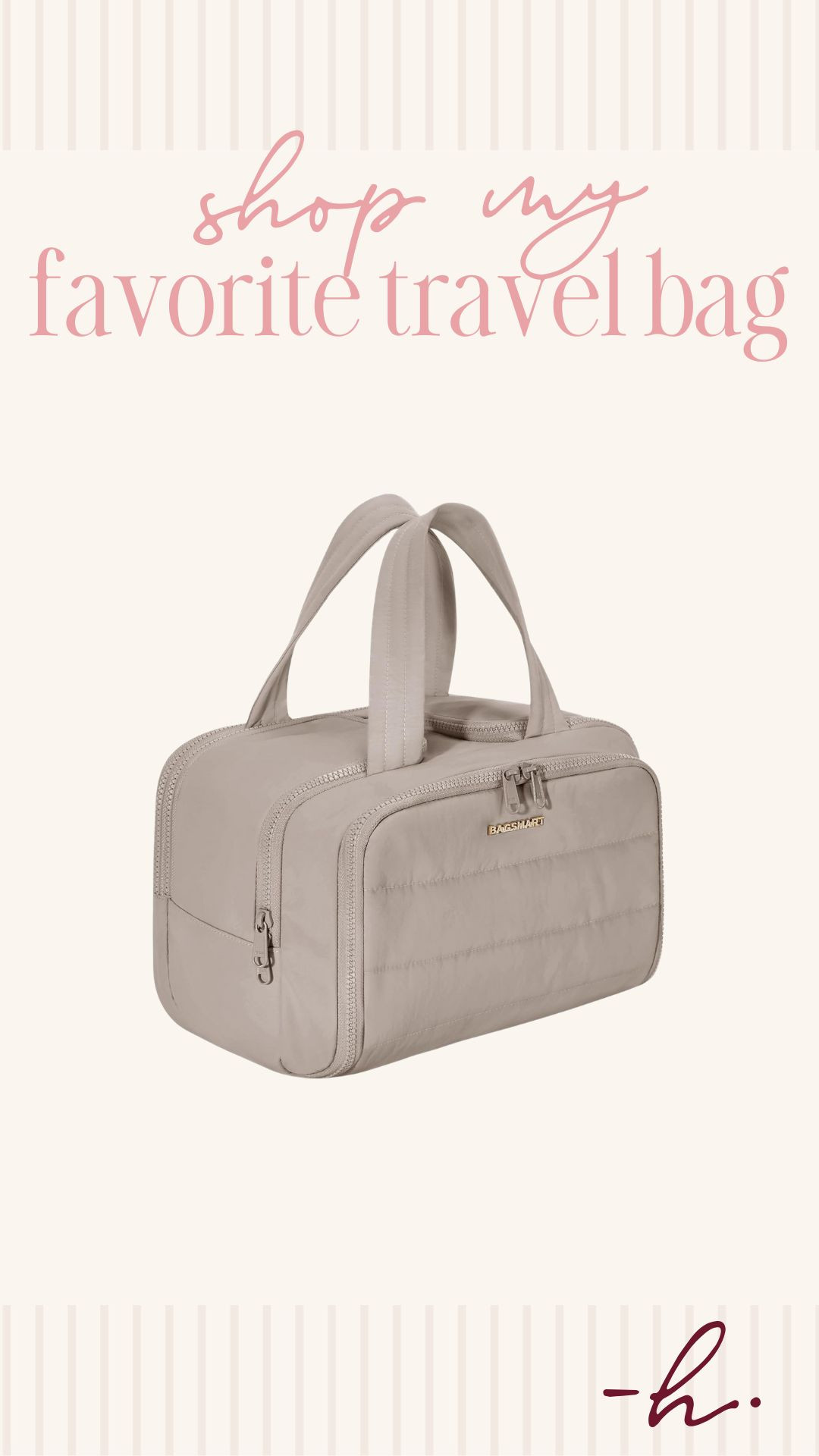 My favorite travel bag that fits everything I need!  

 #LTKBeauty #LTKTravel #LTKItBag