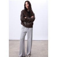 Stradivarius Oversize faux leather jacket Brown S | Stradivarius (UK)