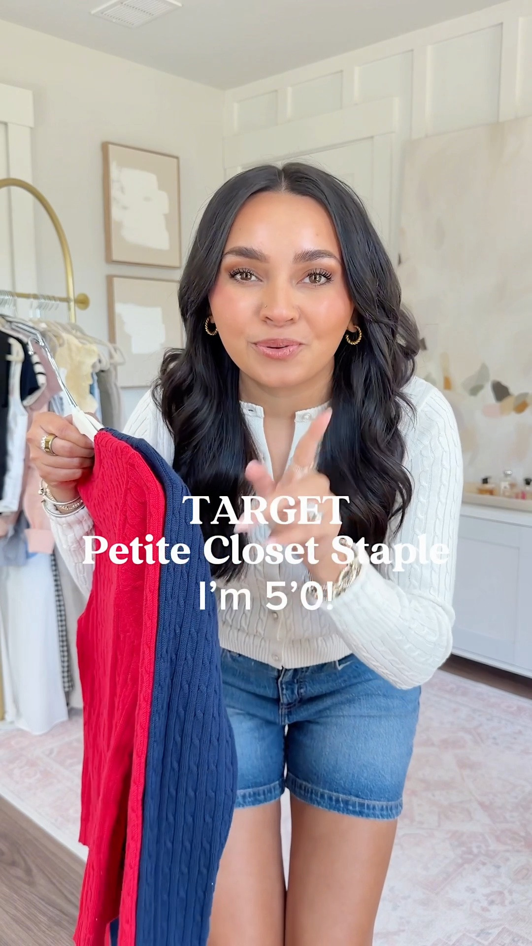 Target Cardigan - Petite Closet Staple!
For reference: I’m 5’0, petite, 32b bra size, and 2/26 in bottoms, pear shaped. 
*Everything I share is unaltered! TTS means true to size. Between size 5-6.5 in shoes

Cardigan size xxs TTS 
Denim shorts size 26 TTS 
Blue floral dress size xs TTS 
Clear heels size 5 TTS 
Gold sandals size 5 TTS

#LTKgrwm #LTKootd #LTKPetite