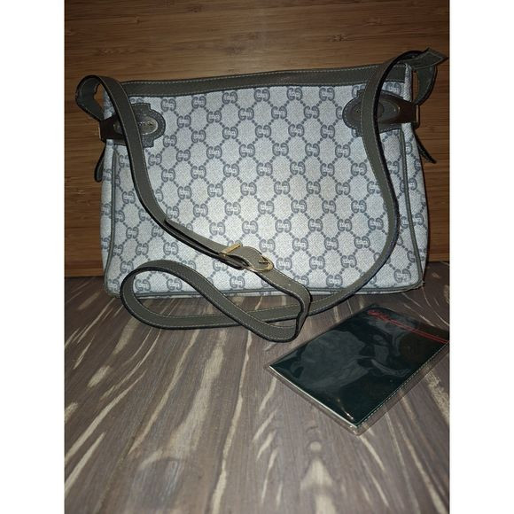 Vintage Gucci Plus Coated Canvas Brown Beige Bag, Certificate of Authenticity | Poshmark