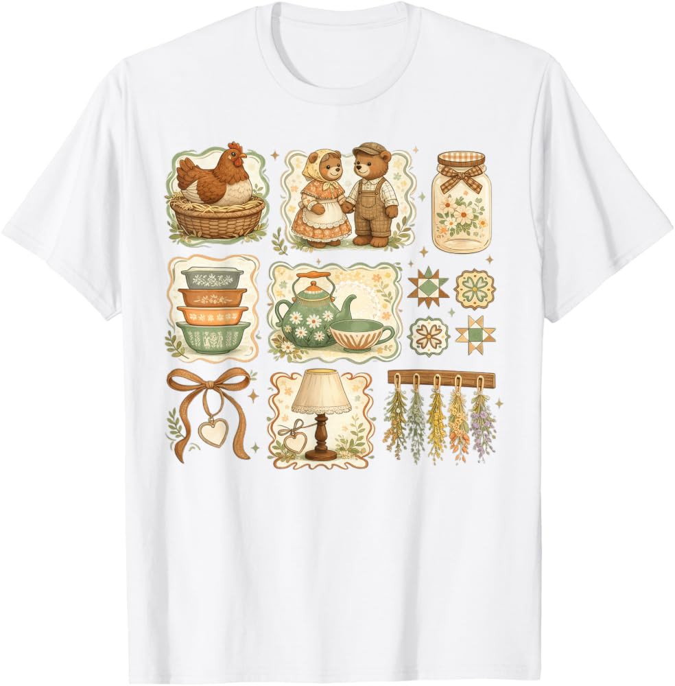 Vintage Thrifted Antique Lover Thrifting Farmhouse Grandma T-Shirt | Amazon (US)