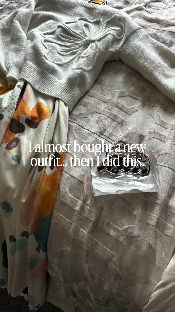 I almost bought something new for this baby shower… then remembered this styling trick I used all the time as a buyer.

Using a simple bungee, you can turn a dress + sweater into a polished 2-piece look that actually looks intentional (not bulky).

Little tricks like this help you:
save money
wear pieces more often
make outfits feel styled
get more value from your closet

Sometimes it’s not about buying more… it’s about styling smarter 🤍

#reel #explore @christina_with_love_
baby shower outfit
dress styling trick
how to style a dress
sweater over dress
layering outfit ideas
closet styling hack
fashion hack women
spring outfit idea
dress outfit transformation
affordable styling tips
buyer insider fashion
how to restyle clothes
capsule wardrobe ideas
feminine outfit idea
spring event outfit
smart shopping fashion
style tips women
outfit transformation reel
wardrobe styling tips
versatile outfit idea