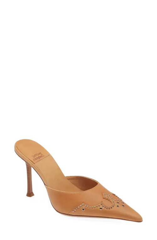 Jeffrey Campbell Bite Me Pointed Toe Mule in Tan at Nordstrom, Size 7.5 | Nordstrom