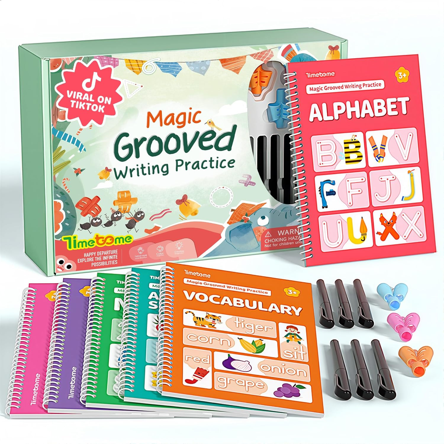 Magic Grooved Writing Practice Books for Kids 3-8 | Amazon (US)