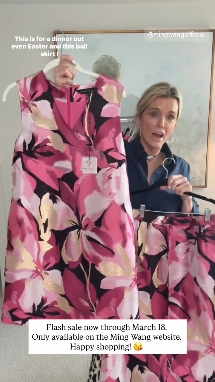 Flash sale now through March 18.
Only available on the Ming Wang website. Happy shopping! 😘

Use Code SAVVY20. This code is only available on my Family Savvy collection. 

#LTKOver40 #LTKSaleAlert #LTKSpringSale