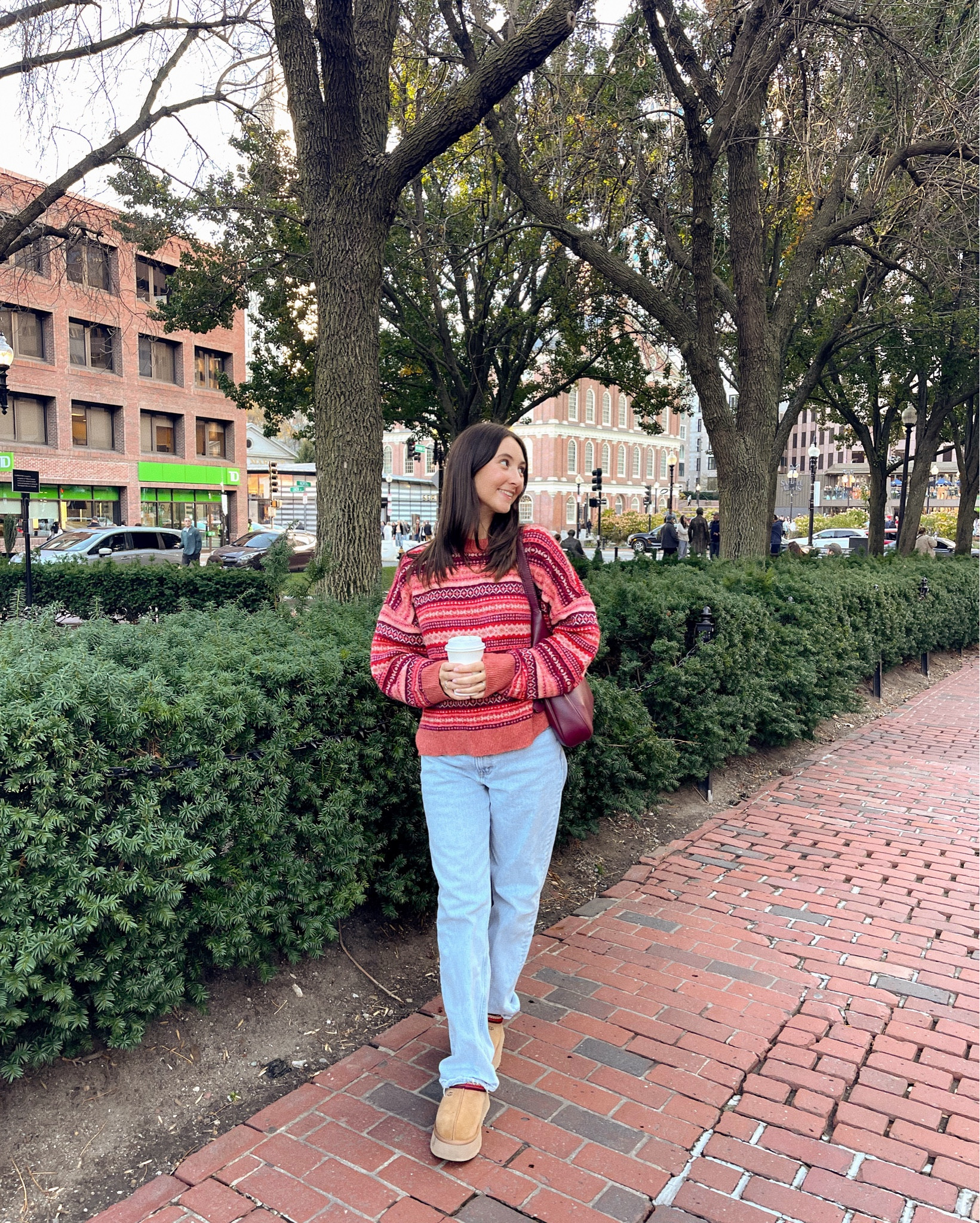 Cozy wintery sweater vibes! Absolutely love this sweater and it is giving the best Christmas vibes! Paired with my beautiful maroon coach purse and Ugg taz slippers! 


#christmassweater #cozysweater #cozyvibes #cozyootd #uggslippers #coachpurse 

#LTKGiftGuide #LTKSeasonal #LTKHoliday