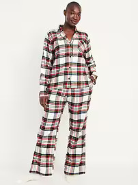 Flannel Pajama Set for Women | Old Navy (US)