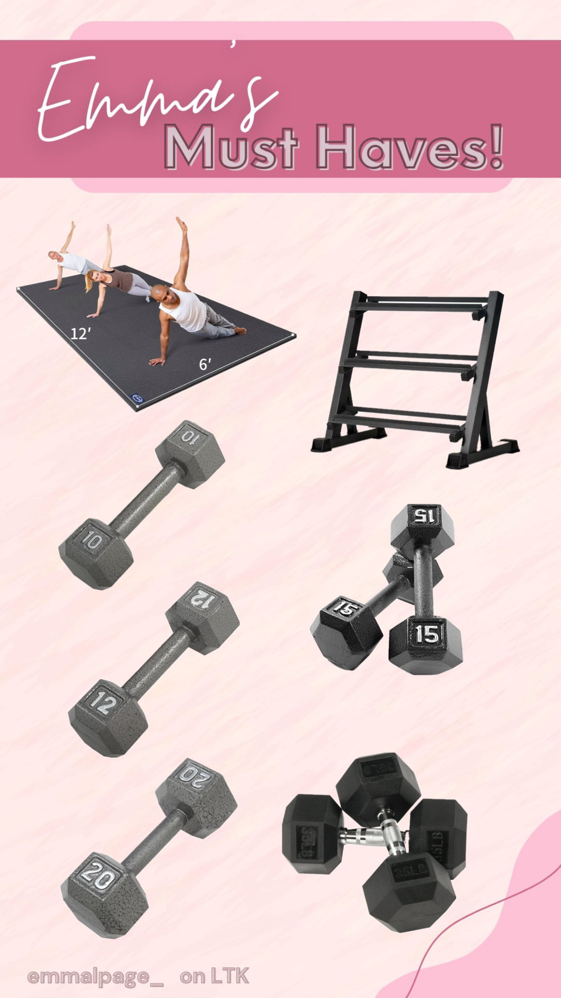 Some of my most used at home fitness MUST HAVES! As someone who has been working out at home for nearly 8 years, these are my most used items & def worth your investment 👏🏼#LTKFitness

#LTKActive #LTKHome